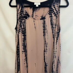 Pure Jill Sz M Sleeveless Tie-Dye Maxi Dress